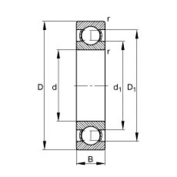 Bantalan S6203 FAG