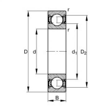 Bantalan 6022-2RSR FAG