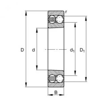 Bantalan 1312-K-TVH-C3 FAG