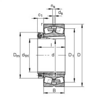 Bantalan 23192-K-MB + H3192-HG FAG