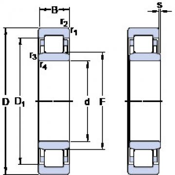 Bantalan NU 328 ECM/C3VL2071 SKF