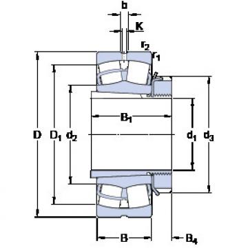 Bantalan 23236 CCK/W33 + H 2336 SKF