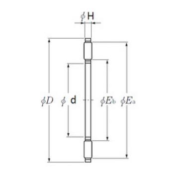 Bantalan AXK1102 NTN