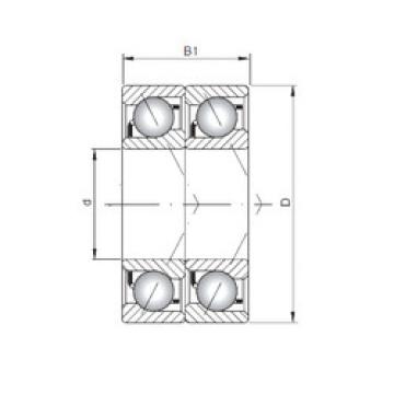 Bantalan 7406 BDT ISO