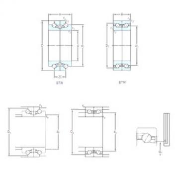 Bantalan BTM 120 BTN9/HCP4CDB SKF