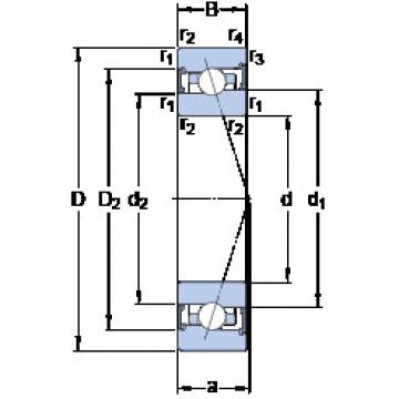 Bantalan S71910 CB/P4A SKF