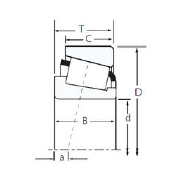 Bantalan 64452X/64701X Timken