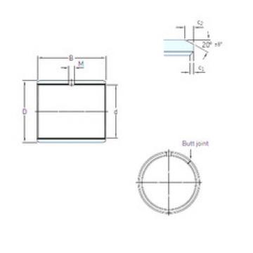 Bantalan PCM 252815 M SKF