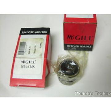 Lot of (2) New McGill Cagerol MR-10-RSS Needle Bearings, 5/8&#034; x 1-1/8&#034; x 1&#034;