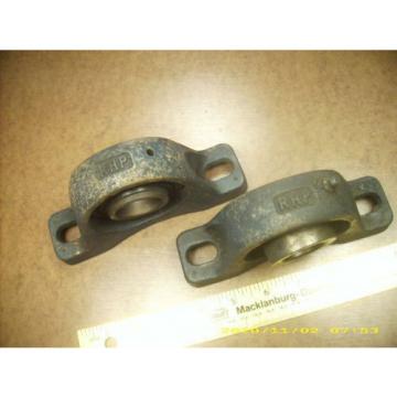 (2)   655TQO935-1   used RHP pillow block bearing units NP5 MP2   1 1/4&#034; bore Industrial Plain Bearings