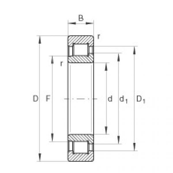 Bantalan SL192317 INA #1 image