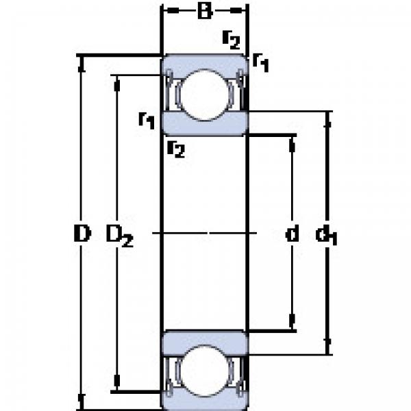 Bantalan W 61700 X-2ZS SKF #1 image