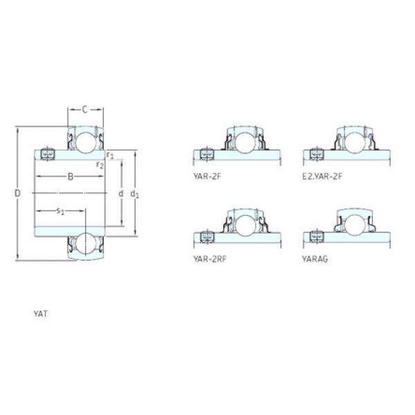 Bantalan E2.YAR206-103-2F SKF #1 image