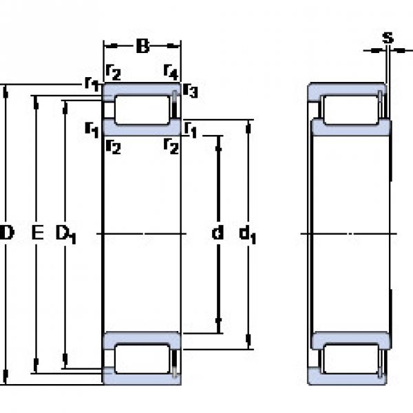 Bantalan NCF 29/710 V SKF #1 image