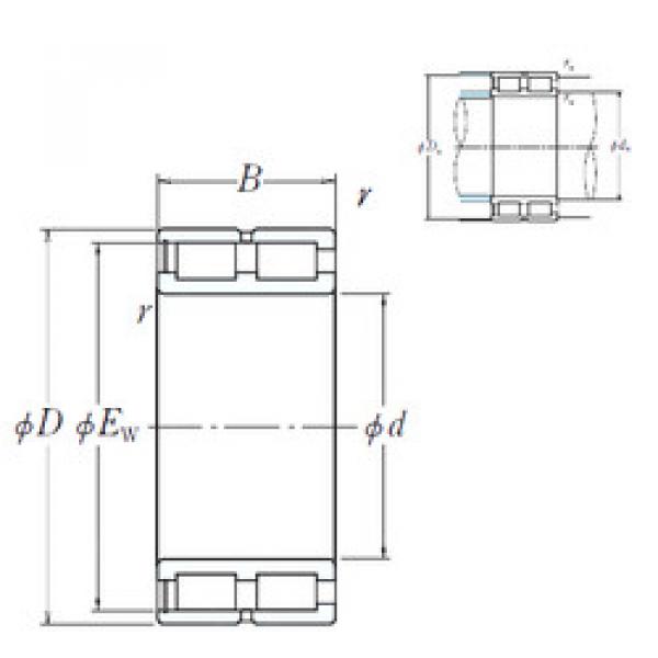 Bantalan NNCF4936V NSK #1 image