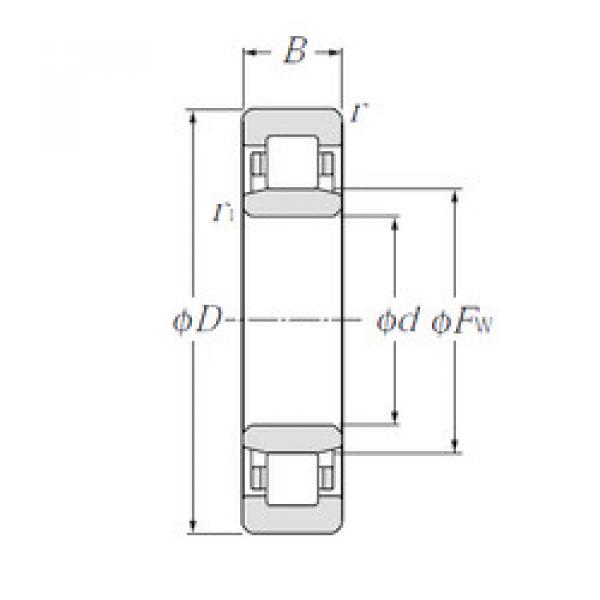 Bantalan NU2211E NTN #1 image