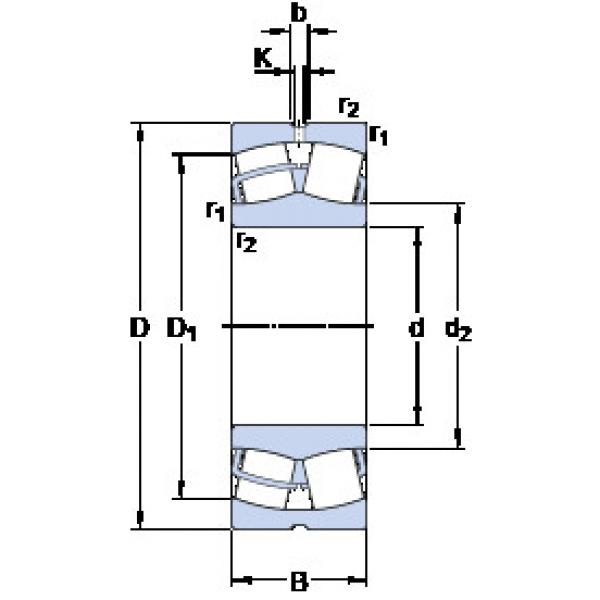 Bantalan 22340 CC/W33 SKF #1 image