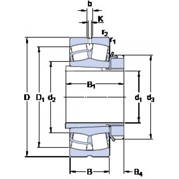 Bantalan 23236 CCK/W33 + H 2336 SKF #1 image