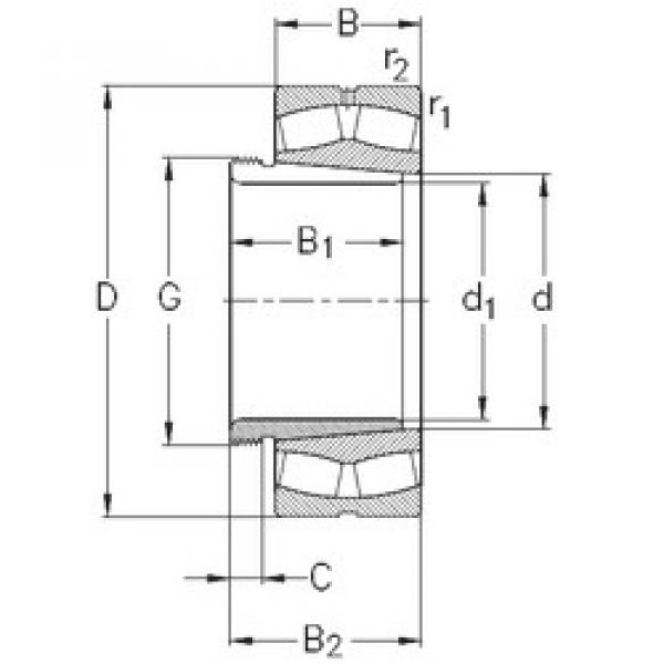 Bantalan 24188-K30-MB-W33+AHX24188 NKE #1 image