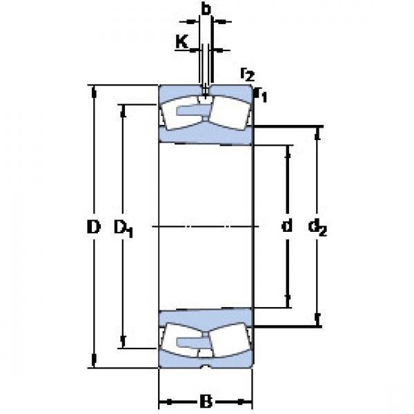 Bantalan 249/850 CAK30/W33 SKF #1 image