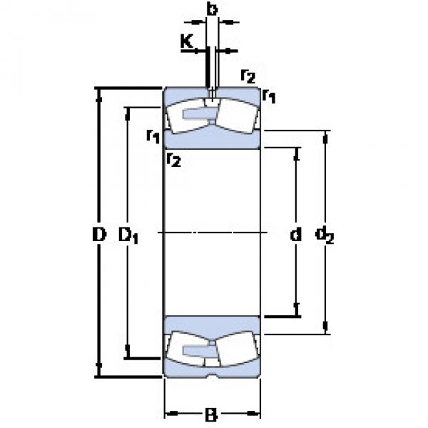 Bantalan 239/630 CA/W33 SKF #1 image