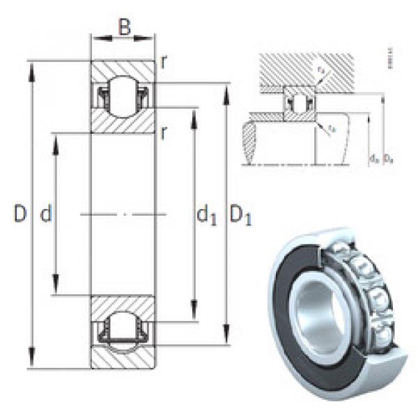 Bantalan BXRE212-2RSR INA #1 image