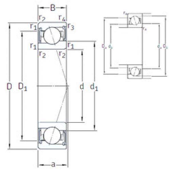 Bantalan S71902 ACE/HCP4A SKF #1 image