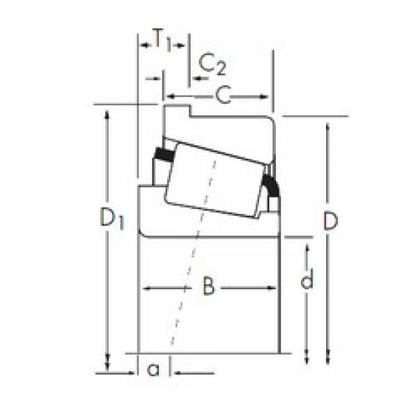 Bantalan 05075/05185-B Timken #1 image