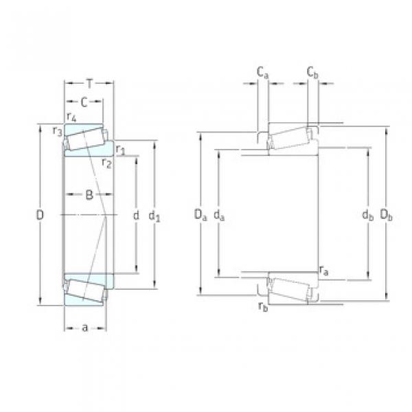 Bantalan L44643/610 SKF #1 image