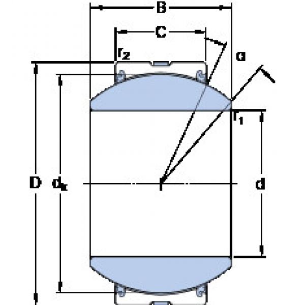 Bantalan GEH 90 TXG3A-2LS SKF #1 image