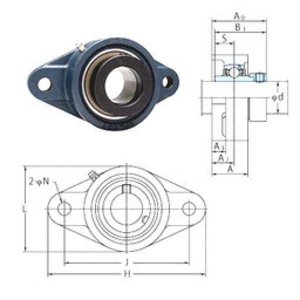 Bantalan NANFL205-14 FYH #1 image