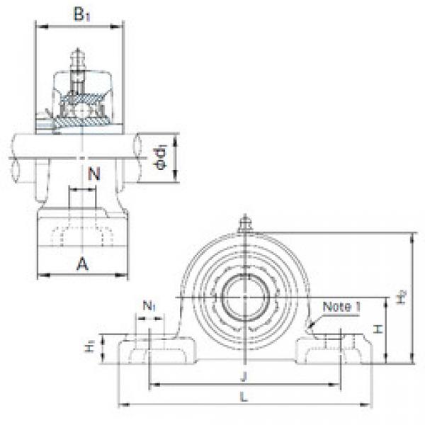 Bantalan UKP306+H2306 NACHI #1 image